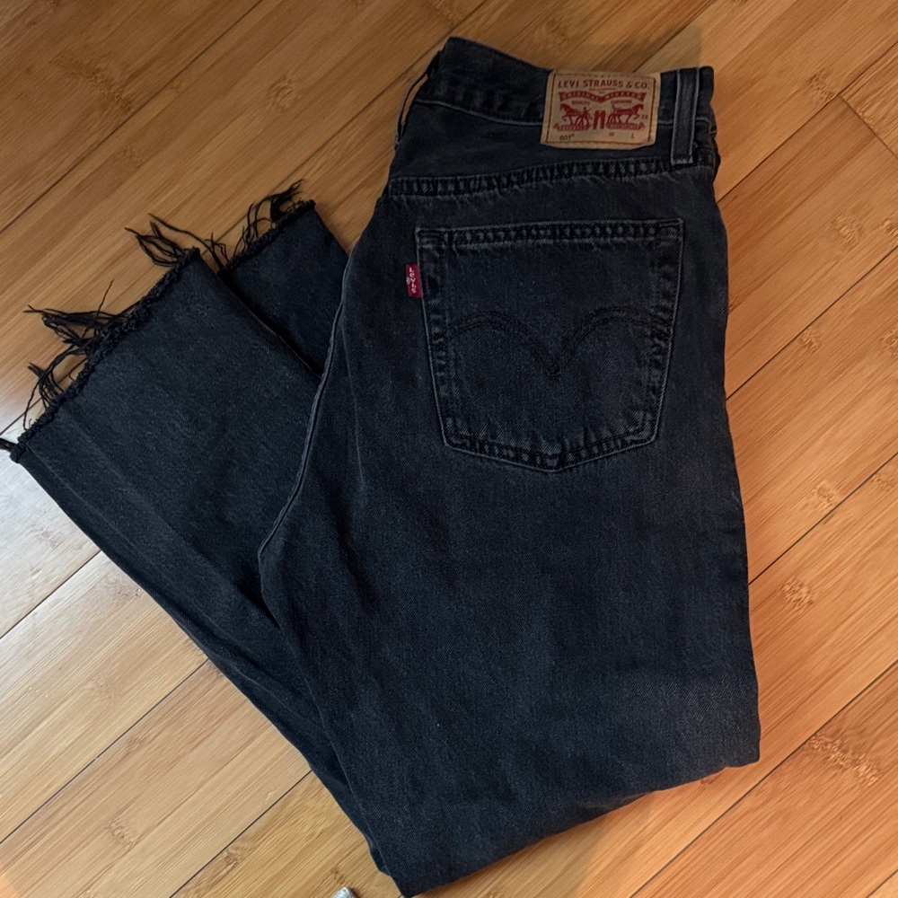 Levi's Black Straight-Leg Men's Jeans